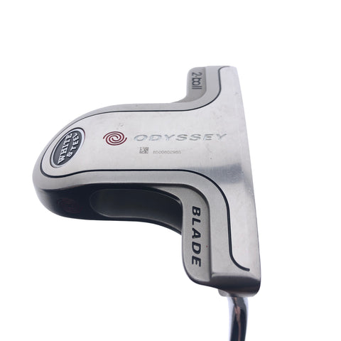 Used Odyssey White Steel 2-Ball Blade Putter / 35.50 Inches