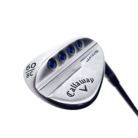 Used Callaway Jaws MD5 Platinum Chrome Lob Wedge / 60.0 Degrees / Stiff Flex