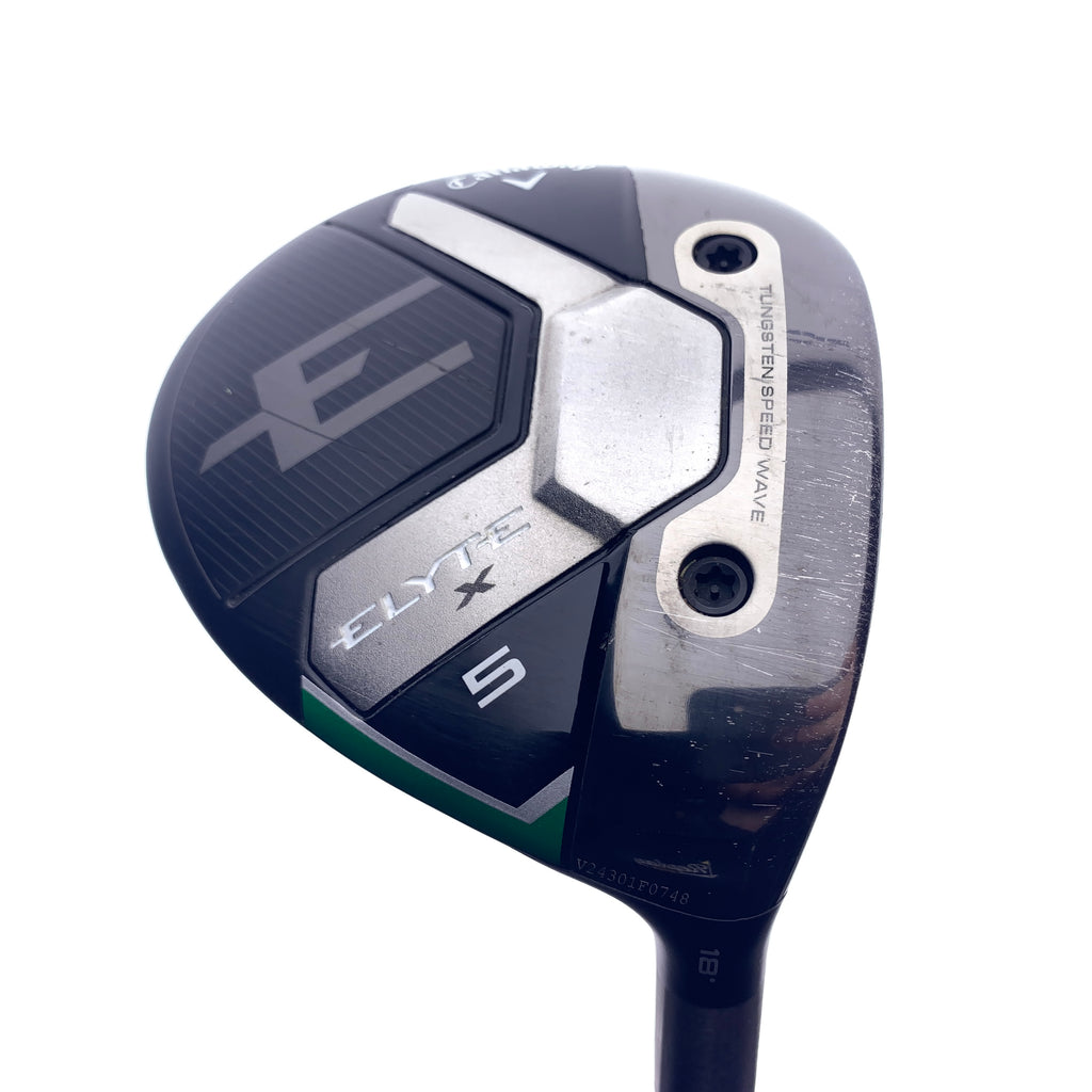 Used Callaway Elyte X 5 Fairway Wood / 18.0 Degrees / Soft Reg Flex