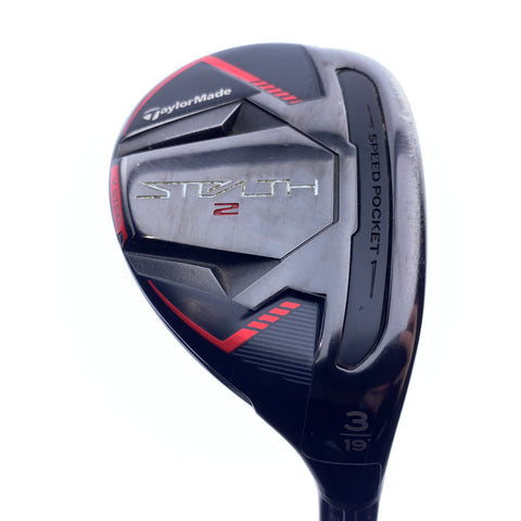Used TaylorMade Stealth 2 3 Hybrid / 19.0 Degrees / Regular Flex