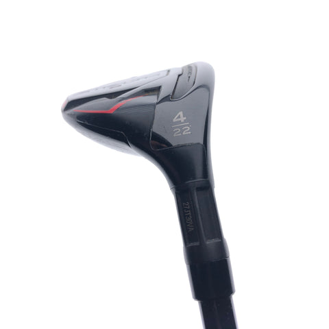 Used TaylorMade Stealth 2 4 Hybrid / 22 Degrees / Stiff Flex