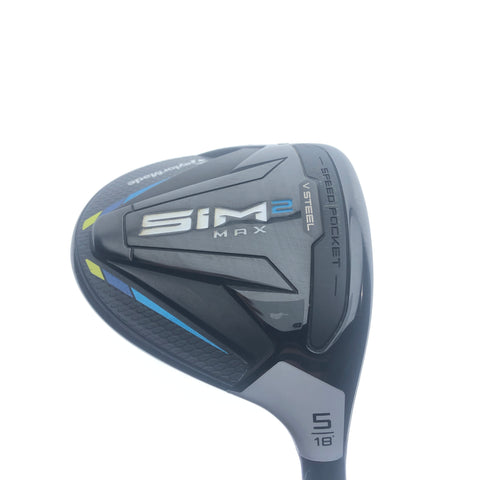 Used TaylorMade Sim2 Max 5 Fairway Wood / 18.0 Degrees / Stiff Flex