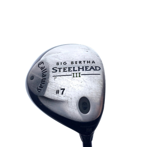 Used Callaway Big Bertha Steelhead III 7 Fairway Wood / 21.0 Degrees / Regular