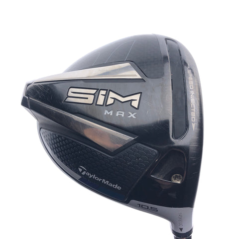 Used TaylorMade SIM Max Driver / 10.5 Degrees / Regular Flex
