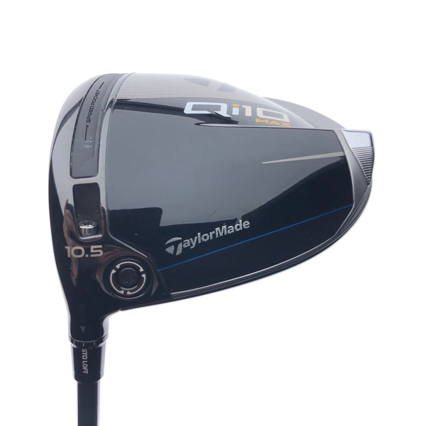Used TaylorMade Qi10 Max Driver / 10.5 Degrees / Regular Flex / Left-Handed