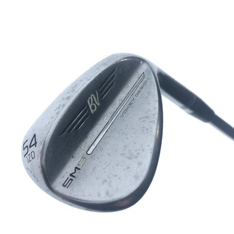 Used Titleist SM9 Tour Chrome Sand Wedge / 54.0 Degrees / Stiff Flex