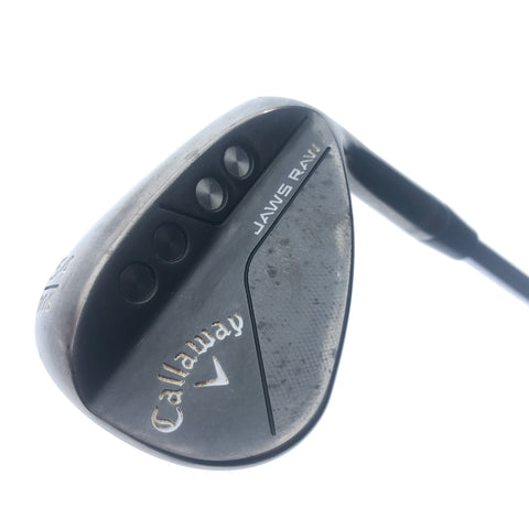 Used Callaway Jaws Raw Black 2022 Sand Wedge / 54.0 Degrees / Wedge Flex