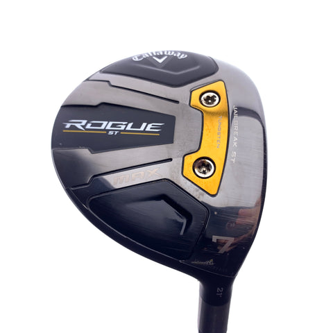 Used Callaway Rogue ST MAX 7 Fairway Wood / 21.0 Degrees / Soft Reg Flex