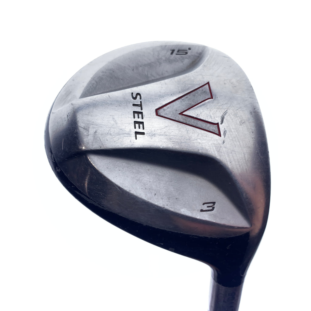 Used TaylorMade V Steel 3 Fairway Wood / 15.0 Degrees / Lite Flex