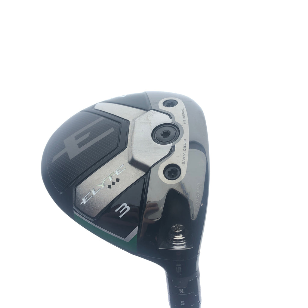 Used Callaway Elyte Triple Diamond 3 Fairway Wood / 15.0 Degrees / X-Stiff Flex