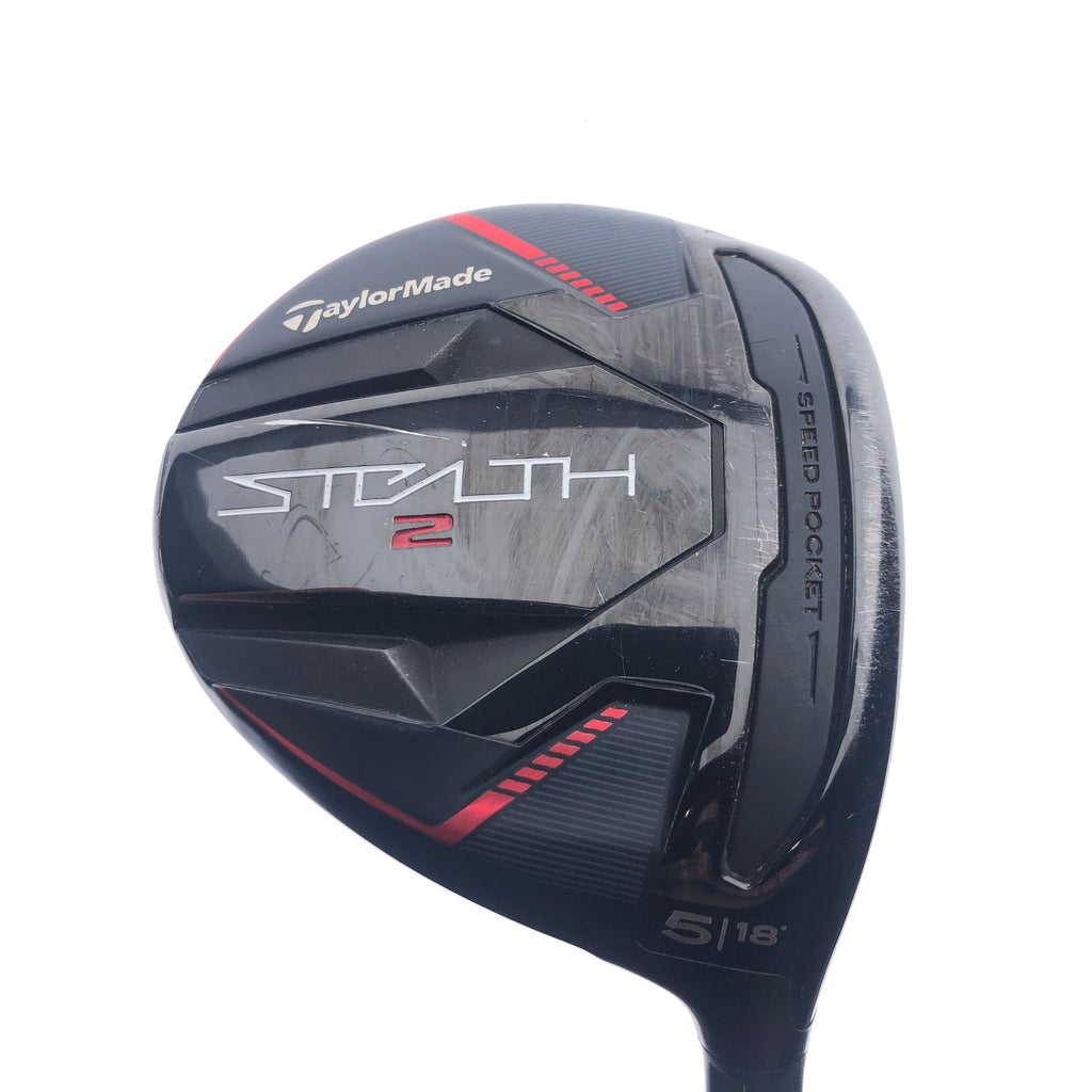 Used TaylorMade Stealth 2 5 Fairway Wood / 18.0 Degrees / Stiff Flex
