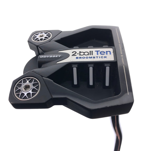 Used Odyssey 2-Ball TEN Broomstick Putter / 47.0 Inches - Replay Golf 