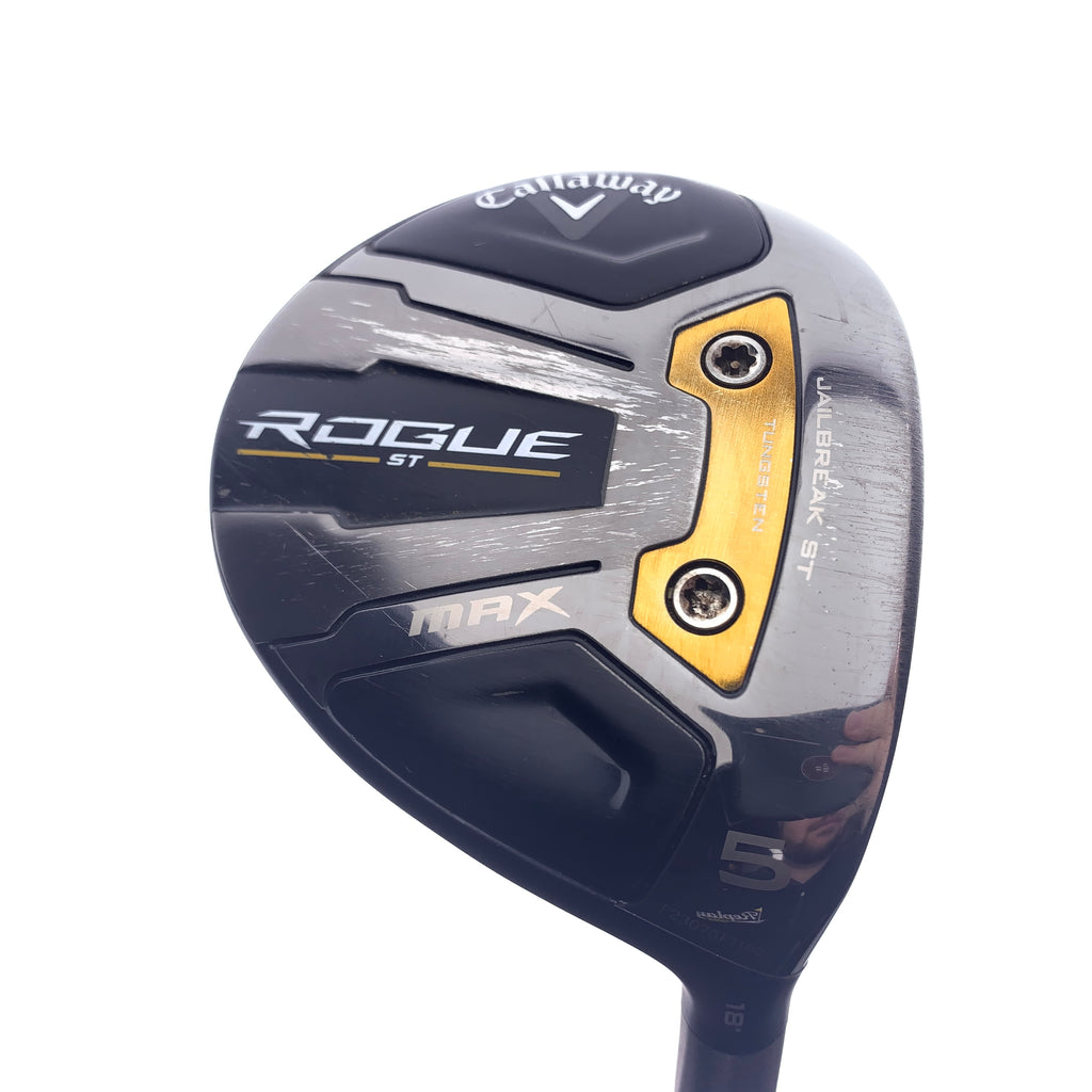 Used Callaway Rogue ST MAX 5 Fairway Wood / 18 Degrees / Stiff Flex