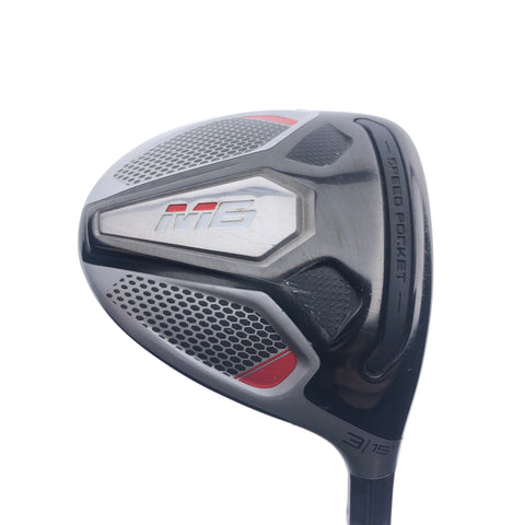 Used TaylorMade M6 3 Fairway Wood / 15.0 Degrees / Stiff Flex