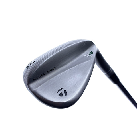 Used TaylorMade Milled Grind 4 Lob Wedge / 60.0 Degrees / Wedge Flex