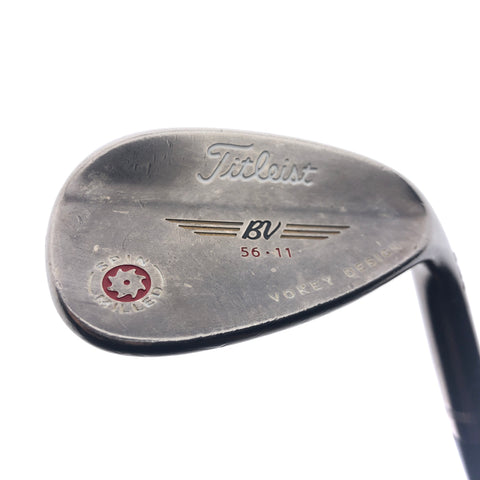 Used Titleist Vokey Spin Milled Red Sand Wedge / 56.0 Degrees / Wedge Flex