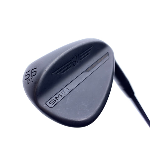 Used Titleist Vokey SM10 Jet Black Sand Wedge / 56.0 Degrees / Wedge Flex