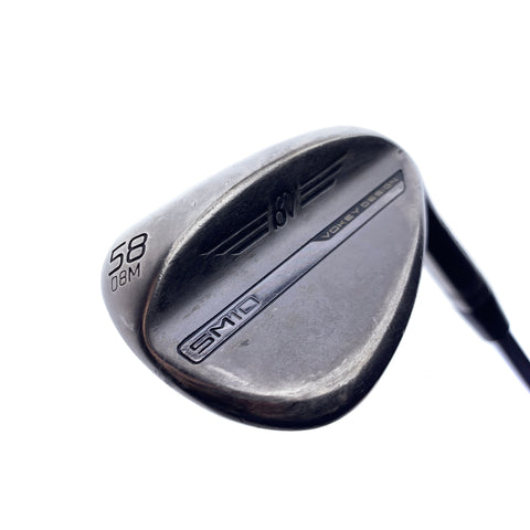 Used Titleist Vokey SM10 Nickel Lob Wedge / 58.0 Degrees / Wedge Flex