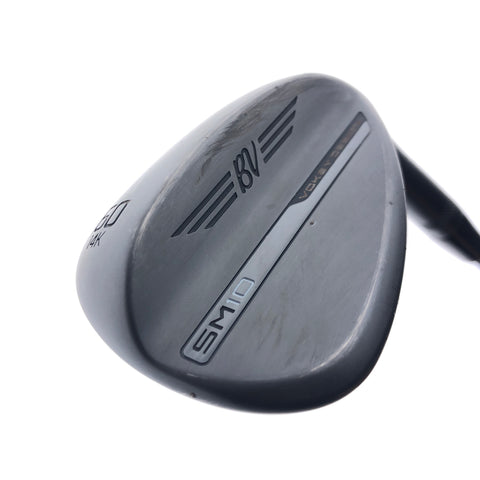Used Titleist Vokey SM10 Jet Black Lob Wedge / 60.0 Degrees / Wedge Flex