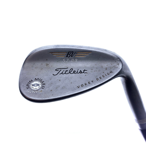 Used Titleist Vokey SM4 Chrome Gap Wedge / 52.0 Degrees / Regular Flex