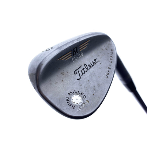 Used Titleist Vokey SM4 Chrome Gap Wedge / 52.0 Degrees / Regular Flex