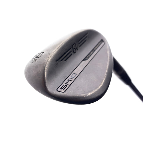 Used Titleist Vokey SM10 Nickel Lob Wedge / 60.0 Degrees / Wedge Flex