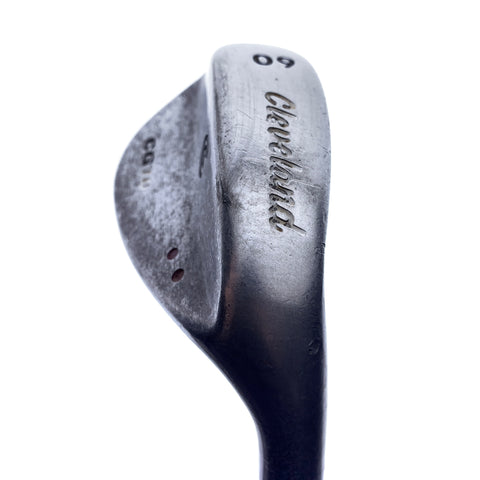 Used Cleveland CG10 Black Pearl Lob Wedge / 60.0 Degrees / Wedge Flex
