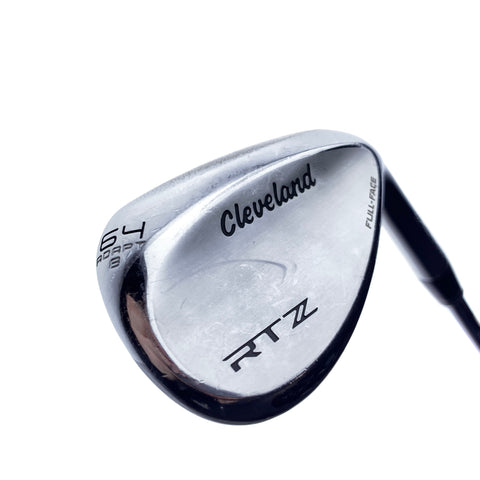 Used Cleveland RTZ Full Face Tour Satin Lob Wedge / 64.0 Degrees / Wedge Flex