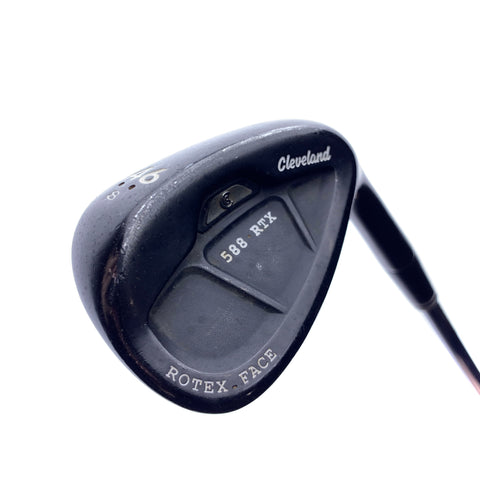 Used Cleveland 588 RTX Black Pearl Pitching Wedge / 46.0 Degrees / Wedge Flex