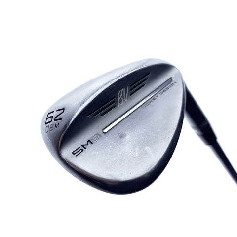 Used Titleist SM9 Tour Chrome Lob Wedge / 62.0 Degrees / Wedge Flex
