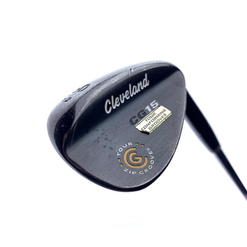 Used Cleveland CG15 Black Pearl Lob Wedge / 60.0 Degrees / Wedge Flex