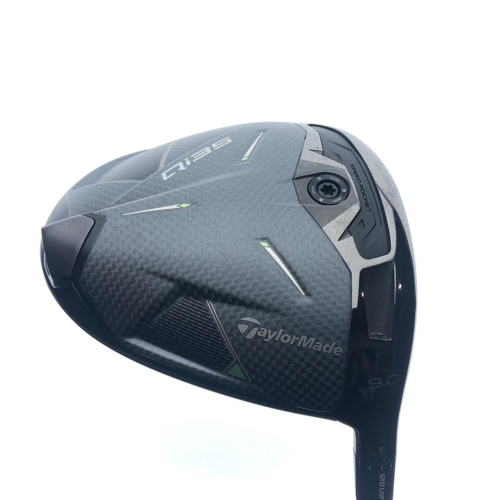 Used TOUR ISSUE TaylorMade Qi35 Driver / 9.0 Degrees / X-Stiff Flex