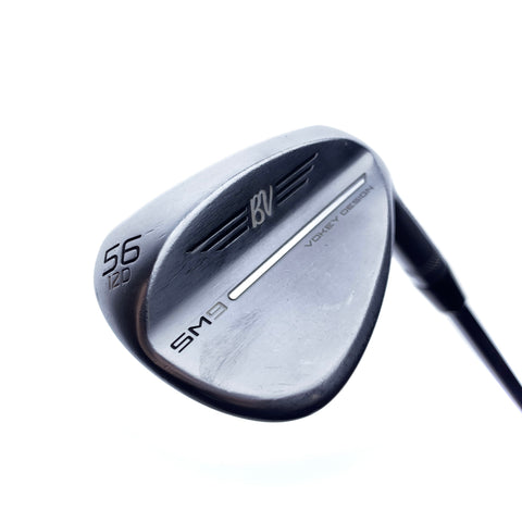 Used Titleist SM9 Tour Chrome Sand Wedge / 56.0 Degrees / Wedge Flex