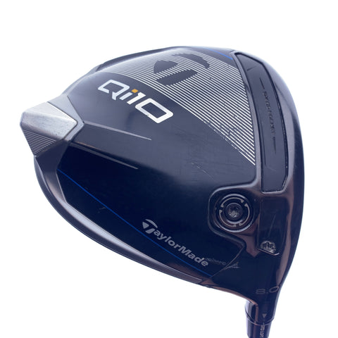 Used TaylorMade Qi10 V2 Dot Driver / 8.0 Degrees / X-Stiff Flex