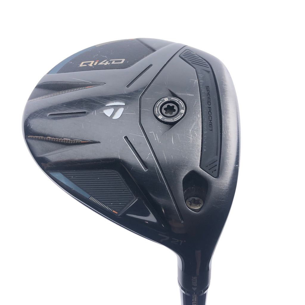 Used TaylorMade Qi4D 7 Fairway Wood / 21.0 Degrees / Stiff Flex