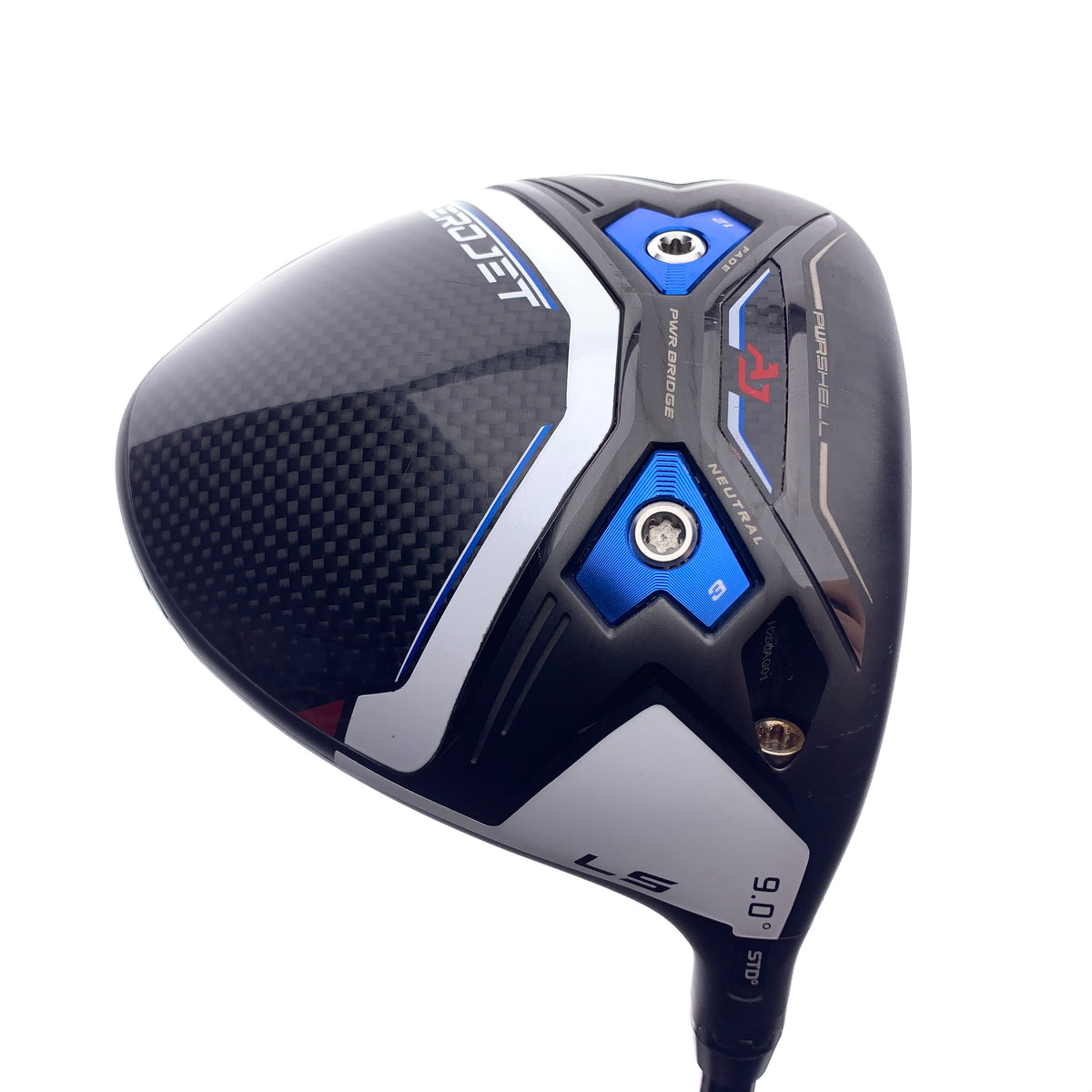 Used Cobra AeroJet LS Driver / 9.0 Degrees / Stiff Flex - Replay Golf 