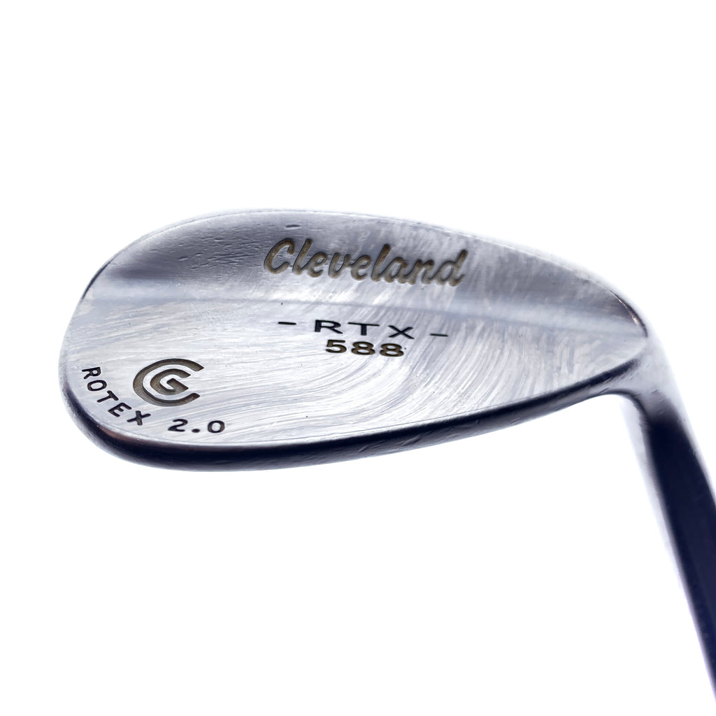 Used Cleveland 588 RTX Satin Chrome Lob Wedge / 58.0 Degrees / Wedge Flex