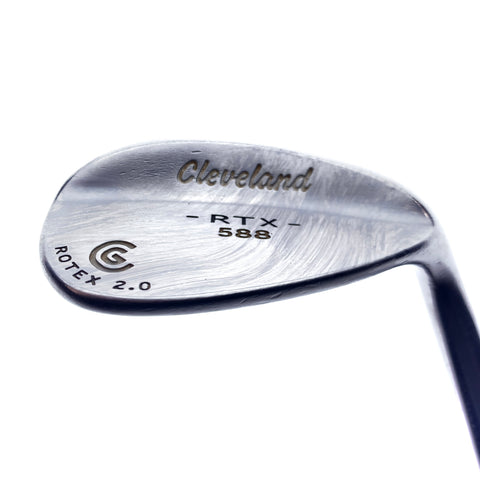 Used Cleveland 588 RTX Satin Chrome Lob Wedge / 58.0 Degrees / Wedge Flex