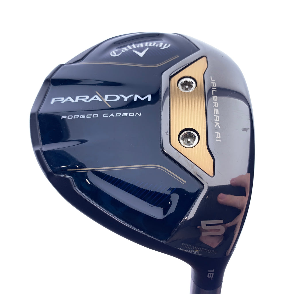 Used Callaway Paradym 5 Fairway Wood / 18.0 Degrees / Stiff Flex