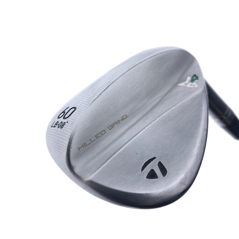 Used TaylorMade Milled Grind 4 Lob Wedge / 60.0 Degrees / X-Stiff Flex