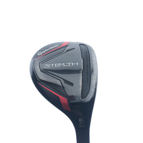 Used TaylorMade Stealth Rescue 5 Hybrid / 25.0 Degrees / Regular Flex