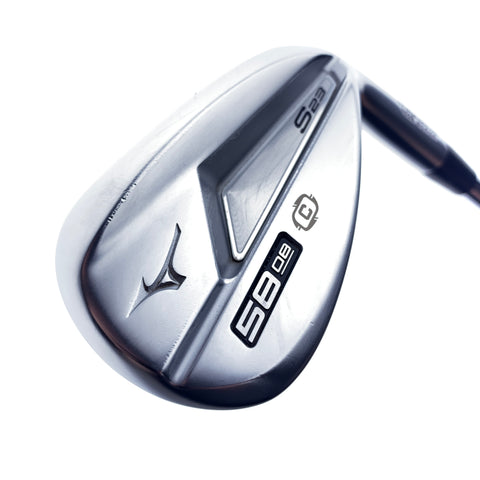 Used Mizuno S23 White Satin Lob Wedge / 58.0 Degrees / Wedge Flex