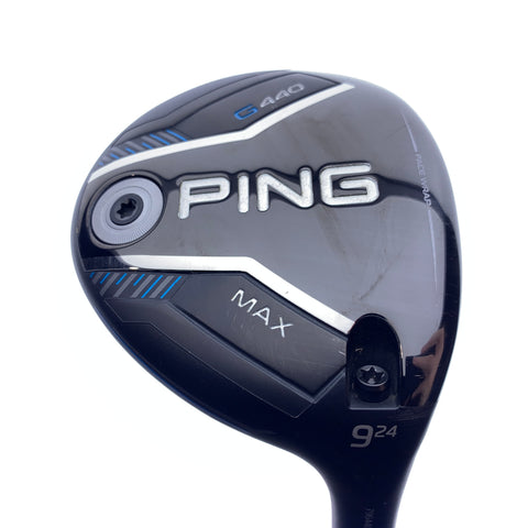 Used Ping G440 Max 9 Fairway Wood / 24.0 Degrees / Senior Flex