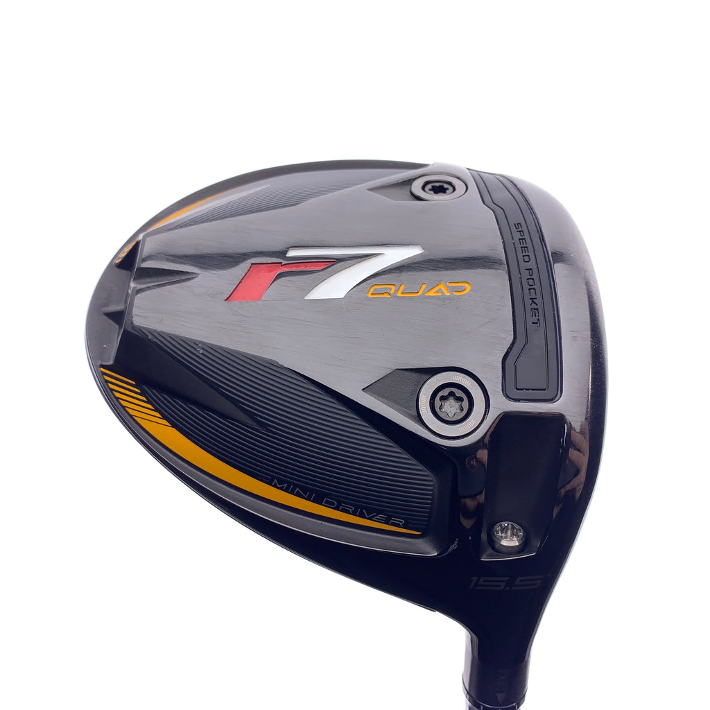 Used TaylorMade R7 Quad Mini Driver / 15.5 Degrees / Regular Flex