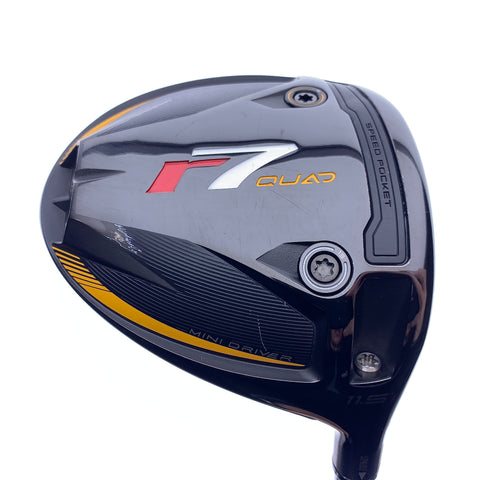 Used TaylorMade R7 Quad Mini Driver / 11.5 Degrees / Regular Flex