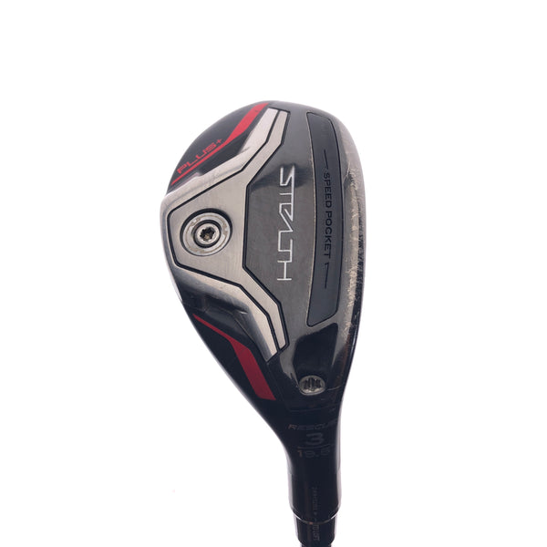 Used TaylorMade Stealth Plus Rescue 3 Hybrid / 19.5 Degrees / Stiff Flex