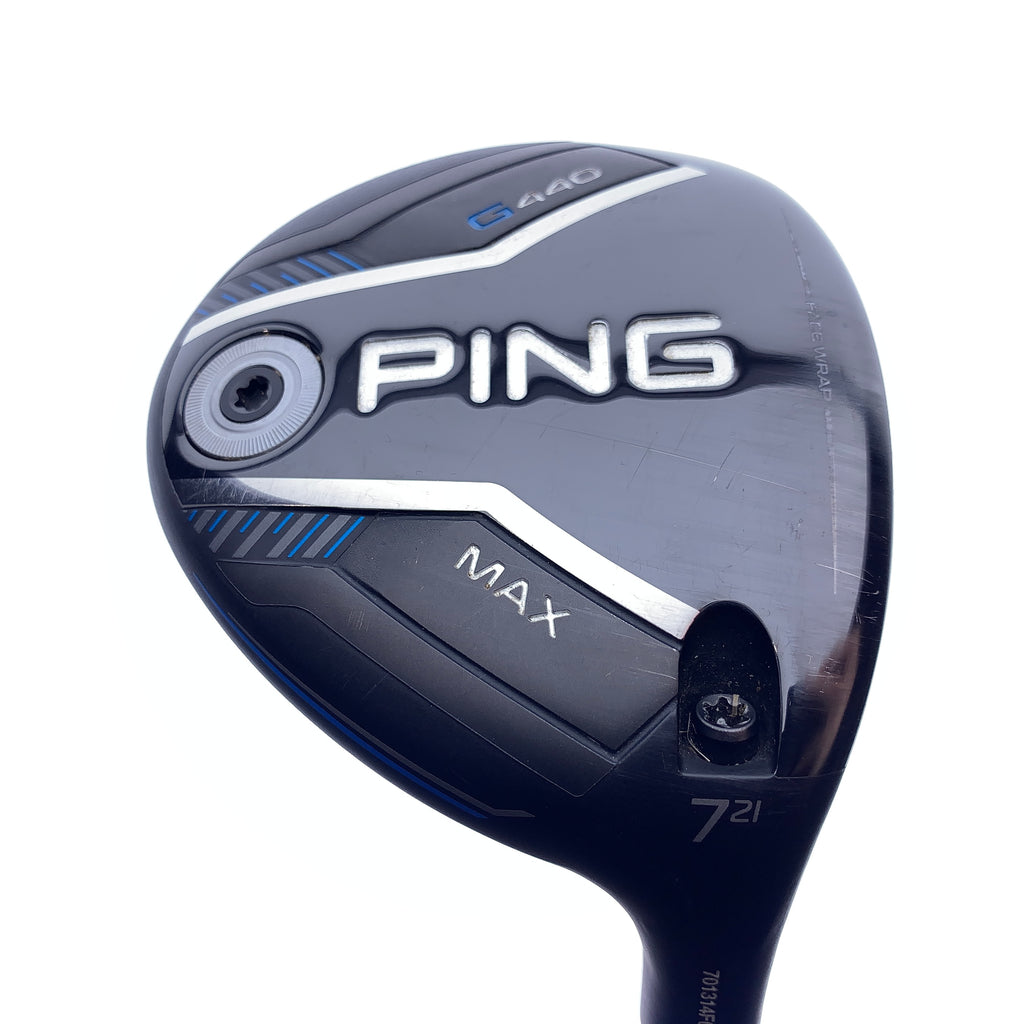Used Ping G440 Max 7 Fairway Wood / 21.0 Degrees / Senior Flex