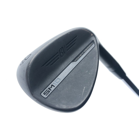 Used Titleist Vokey SM10 Jet Black Gap Wedge / 50.0 Degrees / X-Stiff Flex