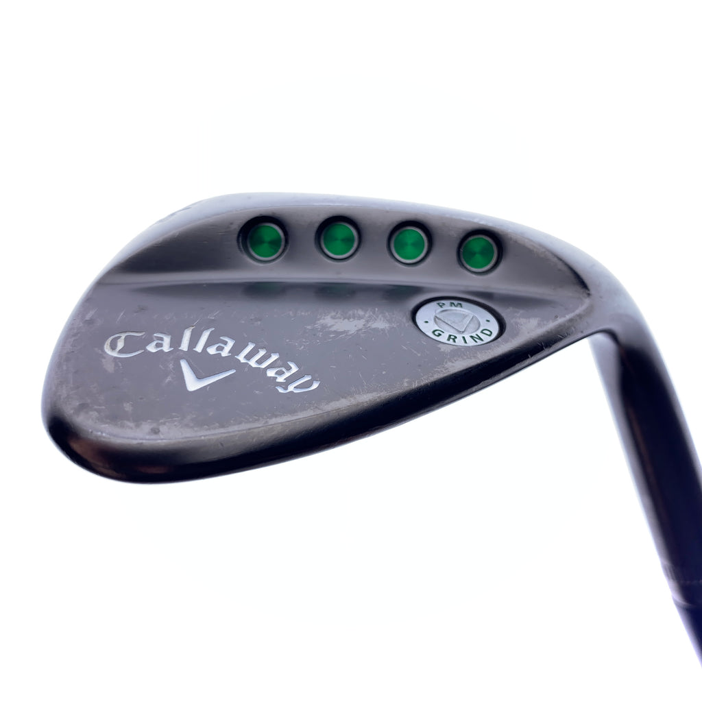 Used Callaway Mack Daddy Matte BLK PM Grind Lob Wedge/64.0 Degrees/Wedge Flex