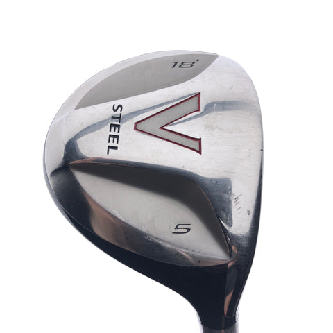 Used TaylorMade V Steel 5 Fairway Wood / 18 Degrees / Regular Flex